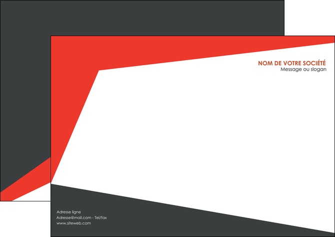 realiser affiche rouge noir moderne MFLUOO41864