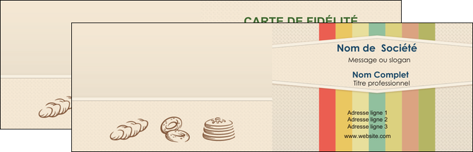 maquette en ligne a personnaliser carte de visite boulangerie boulangerie ancien nature MLIG41942