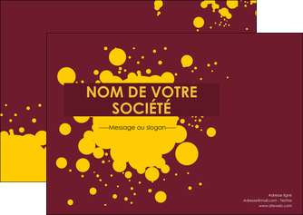 modele flyers peinture tache de peinture decale MIDLU41992