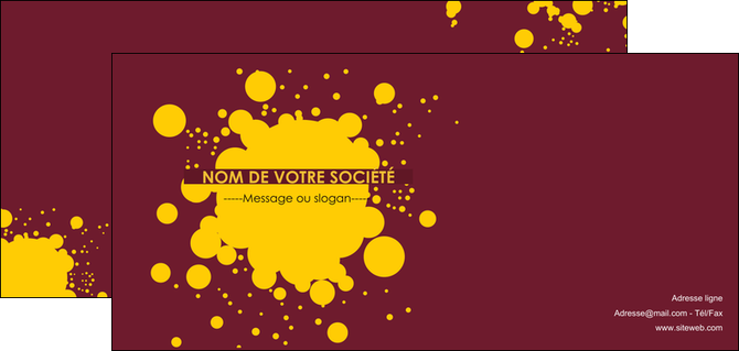 creation graphique en ligne flyers peinture tache de peinture decale MIDLU42004