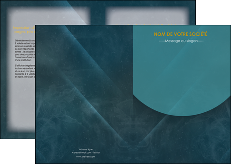 exemple depliant 2 volets  4 pages  texture contexture structure MLGI42340