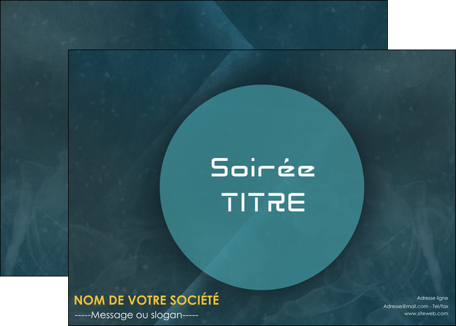 realiser affiche soiree evenement evenementiel MLIG42356