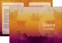 maquette en ligne a personnaliser depliant 2 volets  4 pages  lune ciel beaute MLGI42504