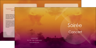 creation graphique en ligne depliant 2 volets  4 pages  lune ciel beaute MLGI42508