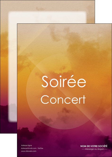 modele affiche lune ciel beaute MIDBE42528