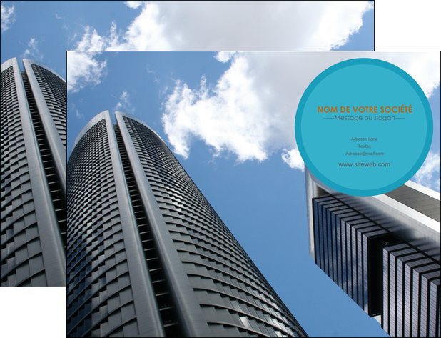 modele en ligne pochette a rabat agence immobiliere immeuble gratte ciel immobilier MID42538