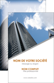 maquette en ligne a personnaliser carte de visite agence immobiliere immeuble gratte ciel immobilier MLGI42566