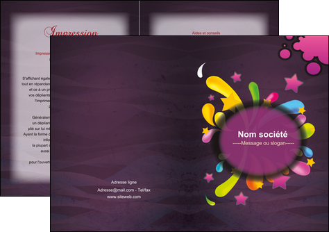 creation graphique en ligne depliant 2 volets  4 pages  texture contexture structure MLIG42592