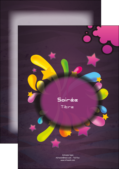 creation graphique en ligne affiche soiree concert show MLIGLU42636