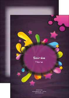 creation graphique en ligne affiche soiree concert show MLIGLU42636