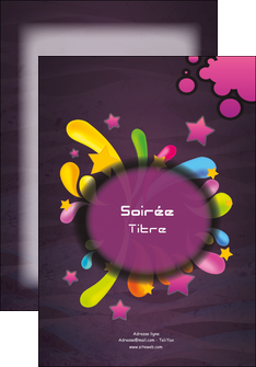 modele affiche soiree concert show MLIGLU42638