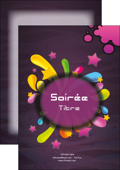 imprimer flyers soiree concert show MLIGLU42642
