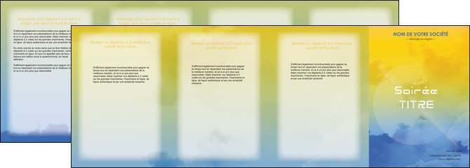 creation graphique en ligne depliant 4 volets  8 pages  soiree concert show MIDBE42664