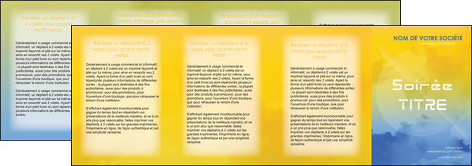 creation graphique en ligne depliant 4 volets  8 pages  soiree concert show MIDBE42682