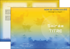 imprimerie depliant 2 volets  4 pages  soiree concert show MIDBE42684