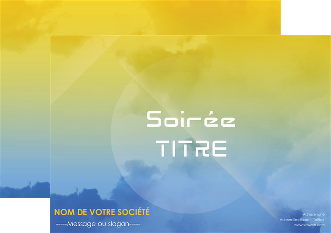 creer modele en ligne affiche soiree concert show MIDBE42686