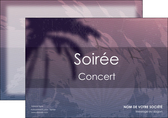 creer modele en ligne flyers soiree concert show MIDBE42754