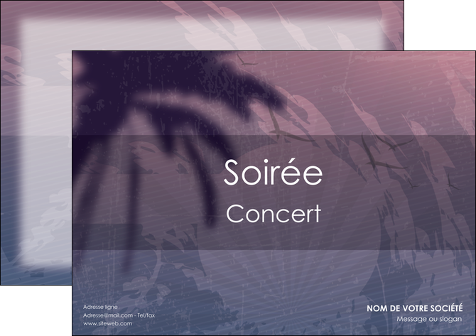 modele affiche soiree concert show MIDBE42762