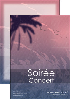 personnaliser modele de affiche soiree concert show MIDBE42768