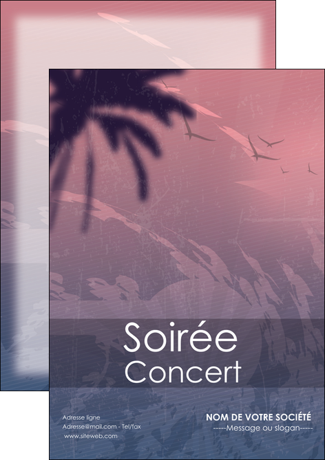 creation graphique en ligne flyers soiree concert show MIDBE42774