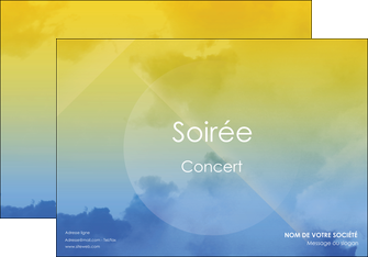 personnaliser maquette affiche soiree concert show MIDBE42790