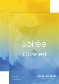 personnaliser modele de flyers soiree concert show MIDBE42804