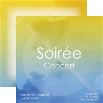 personnaliser modele de flyers soiree concert show MIDBE42808