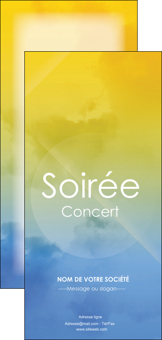 modele flyers soiree concert show MIDBE42810