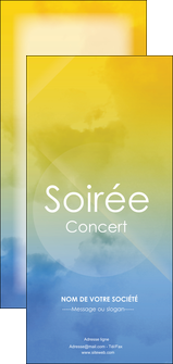 modele flyers soiree concert show MIDBE42810