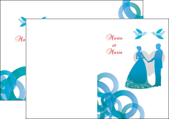 creer modele en ligne depliant 2 volets  4 pages  mariage noces union MLIG42822