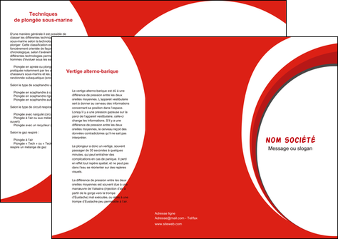 realiser depliant 3 volets  6 pages  texture contexture structure MFLUOO42942