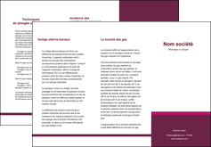 creer modele en ligne depliant 3 volets  6 pages  texture structure courbes MLGI43120