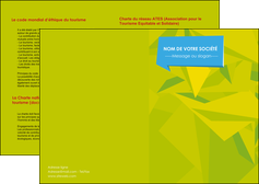modele en ligne depliant 2 volets  4 pages  texture structure courbes MLGI43156