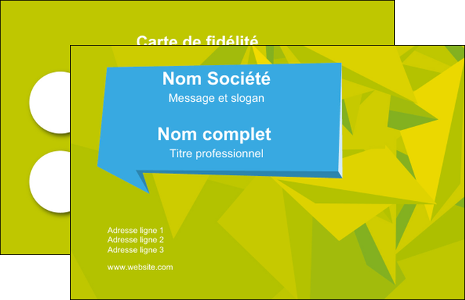 realiser carte de visite texture structure courbes MLGI43166