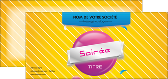 personnaliser maquette flyers soiree evenement rayure MLIG43314