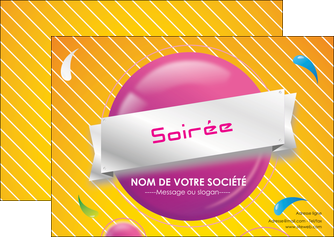 impression flyers soiree evenement rayure MLIG43318