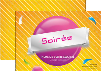 faire modele a imprimer flyers soiree evenement rayure MLIG43336