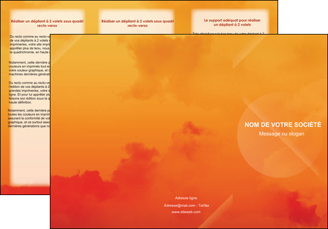 cree depliant 3 volets  6 pages  photographie coucher de lune horizon photographie MLGI43514