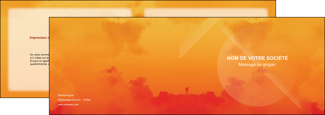personnaliser modele de depliant 2 volets  4 pages  photographie coucher de lune horizon photographie MLIGLU43524