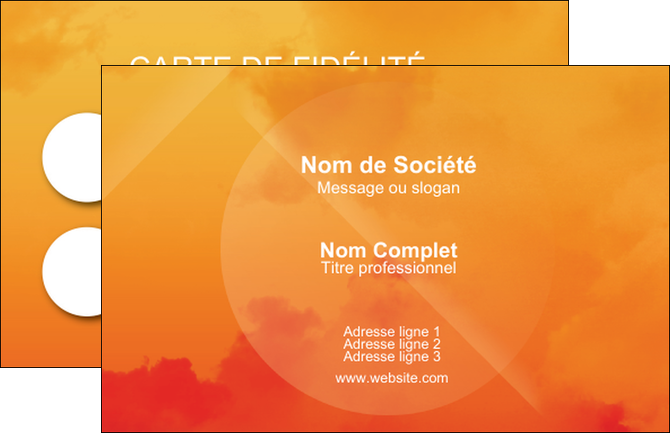 faire carte de visite photographie coucher de lune horizon photographie MLIGLU43530