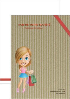 creer modele en ligne flyers vetements et accessoires shopping emplette fille MLIGLU43638