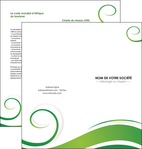 faire depliant 2 volets  4 pages  fleuriste et jardinage texture structure design MFLUOO43658