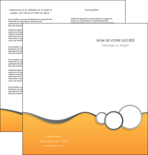 exemple depliant 2 volets  4 pages  texture structure design MLIGLU43892