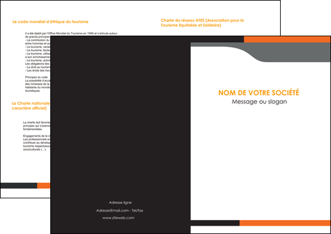 realiser depliant 2 volets  4 pages  texture structure courbes MFLUOO43978