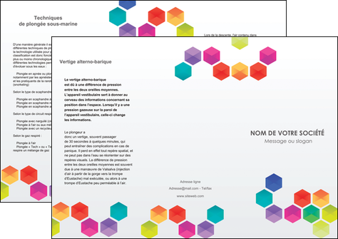 realiser depliant 3 volets  6 pages  texture structure design MIDLU44148