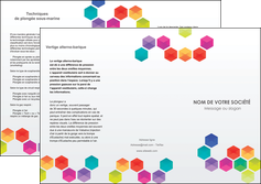 realiser depliant 3 volets  6 pages  texture structure design MLGI44148