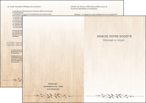 imprimerie depliant 2 volets  4 pages  texture contexture structure MLIGLU44166