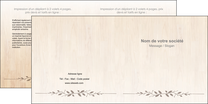 creation graphique en ligne depliant 2 volets  4 pages  texture contexture structure MLIGLU44178