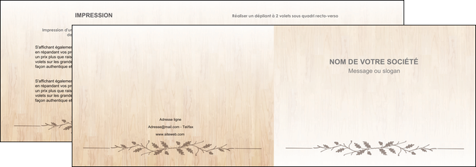 imprimer depliant 2 volets  4 pages  texture contexture structure MLIGLU44192
