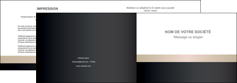 realiser depliant 2 volets  4 pages  texture contexture structure MLGI44238